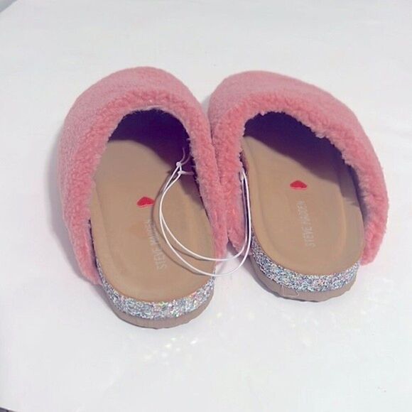 Steve Madden Girls Shoes Unisex-Child Jhomez Slipper shoes Pink size 4 - Picture 12 of 13